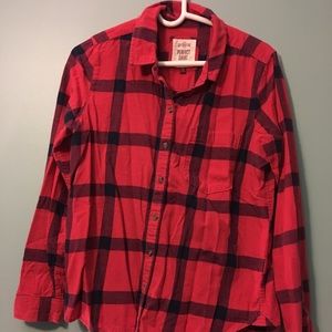 SO red flannel sz large